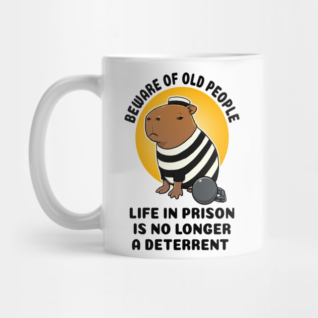 Beware of old people life in prison is no longer a deterrent Capybara Prisioner by capydays